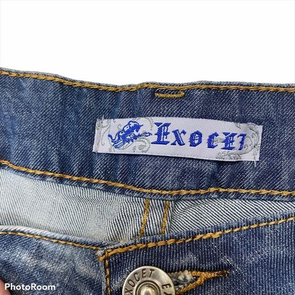 Exocet Brand Studded Jeans with Camo Inserts 9‎ - Picture 5 of 15
